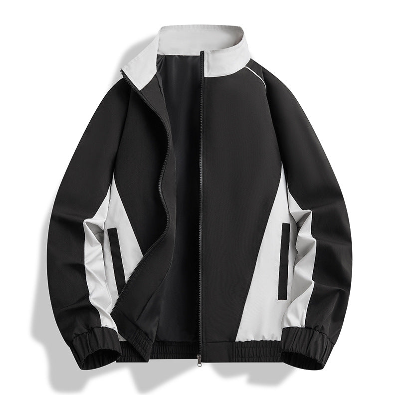 Herren Sportliche Übergangsjacke mit hohem Kragen Drune