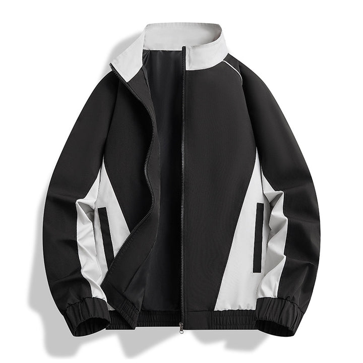 Herren Sportliche Übergangsjacke mit hohem Kragen Drune