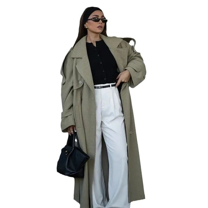 Damen Federgewicht Oversize-Mantel Drune