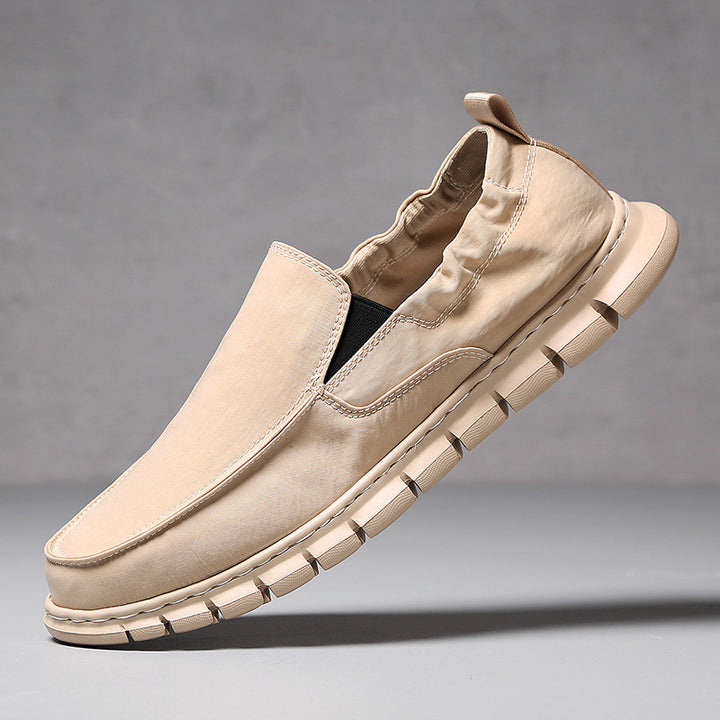 Herren Slipper-Sneaker im Mokassin-Stil mit elastischem Einstieg und segmentierter Komfortsohle Drune