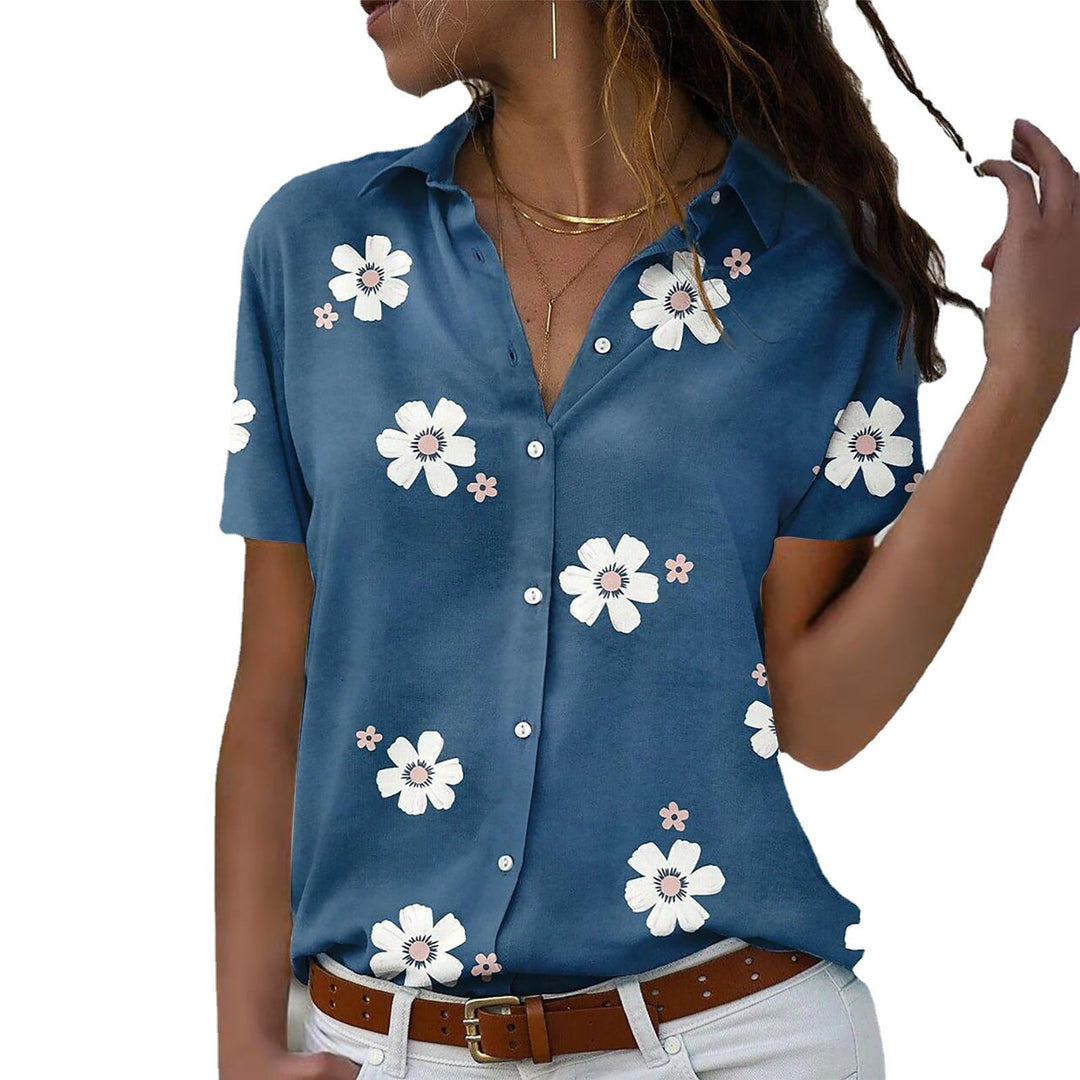 Damen Bluse mit floralem Design Drune