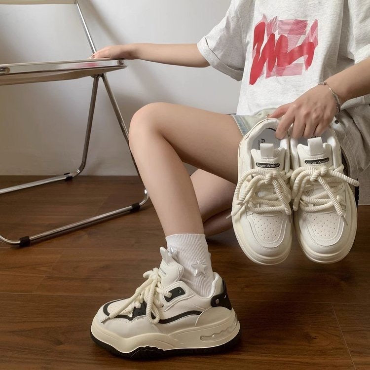 Damen Trendige Chunky Sneakers mit sportlichem Design Drune