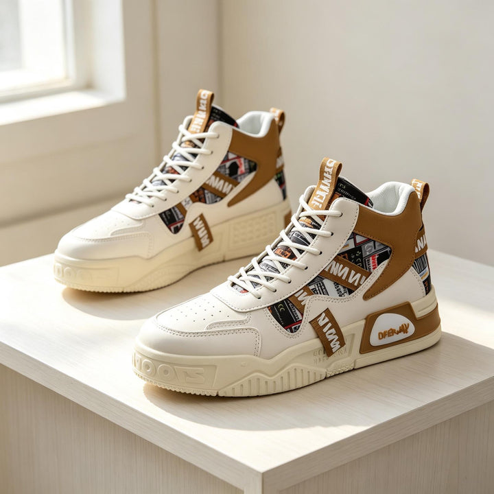 Herren Sportliche Hochtop Sneakers Drune