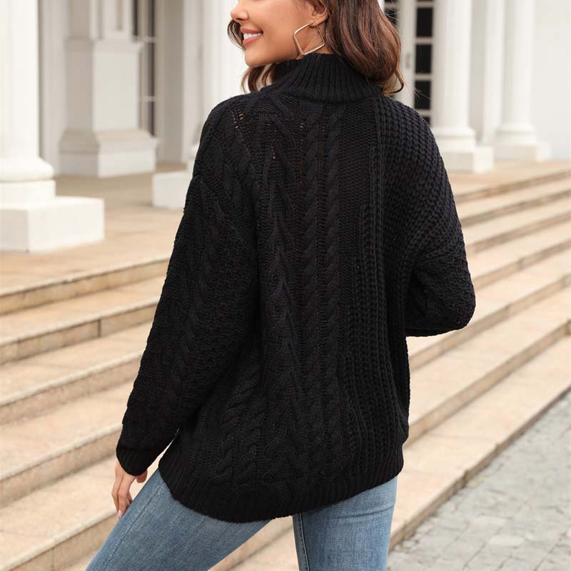 Drune | Pullover Aus Gedrehtem Strick mit Stilvollem Look