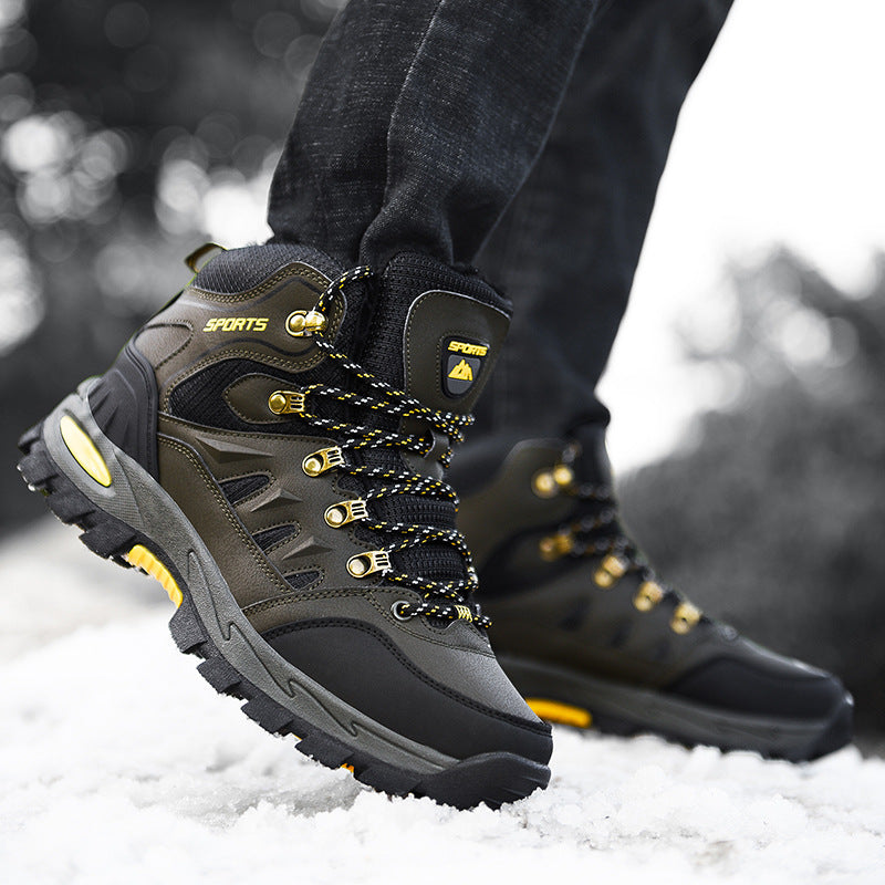 Damen Gefütterte wasserdichte Trekkingstiefelette mit Thermofutter und griffiger Profilsohle Drune