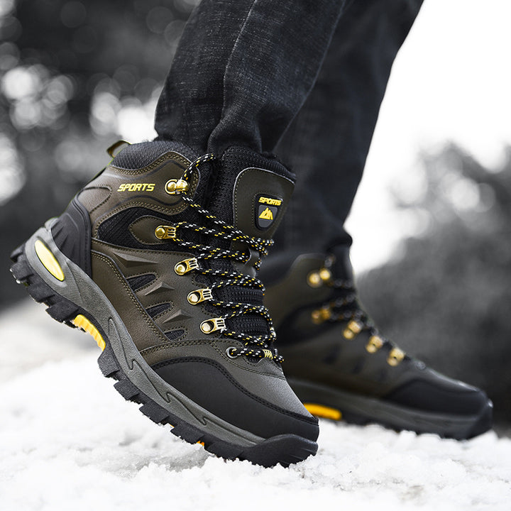 Damen Gefütterte wasserdichte Trekkingstiefelette mit Thermofutter und griffiger Profilsohle Drune