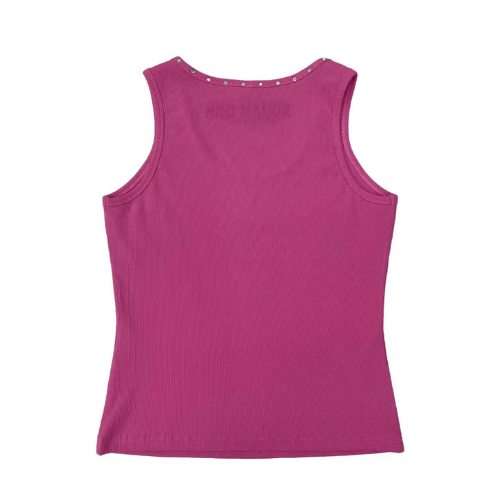 Damen Trendiges Tanktop mit Glitzerakzenten Drune