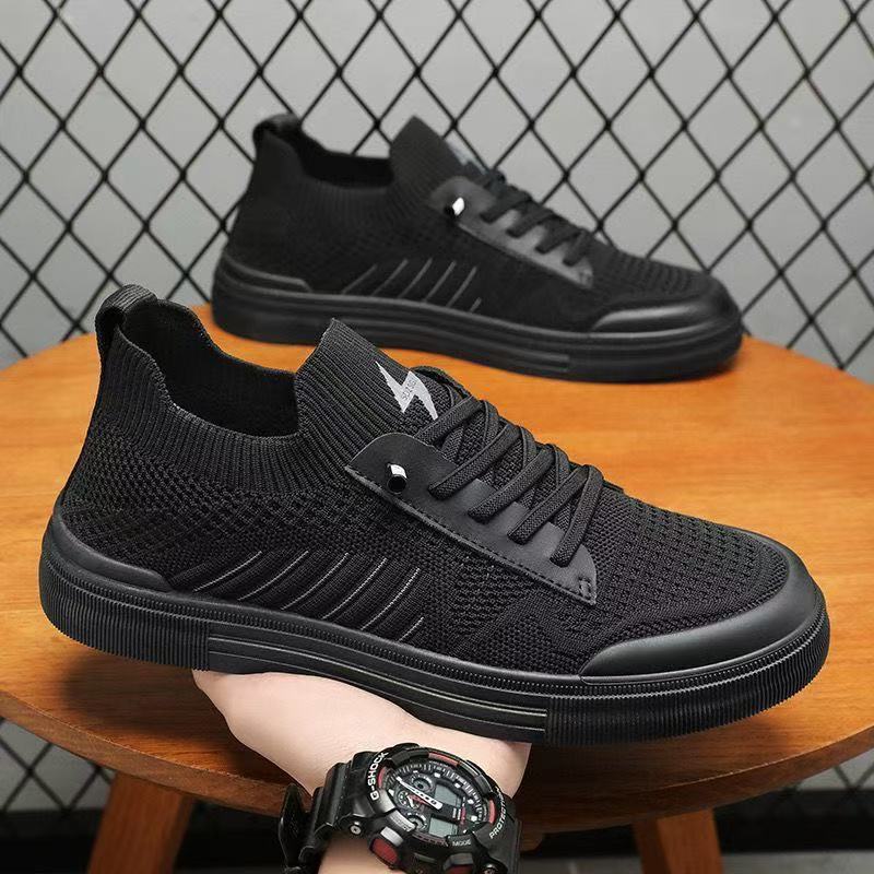 Herren Leichter gestrickter Low-Top-Sneaker mit sockenhaftem Schaft und elastischem Einstieg Drune