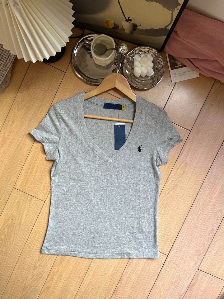 Damen V-Ausschnitt T-Shirt Drune 1787928014