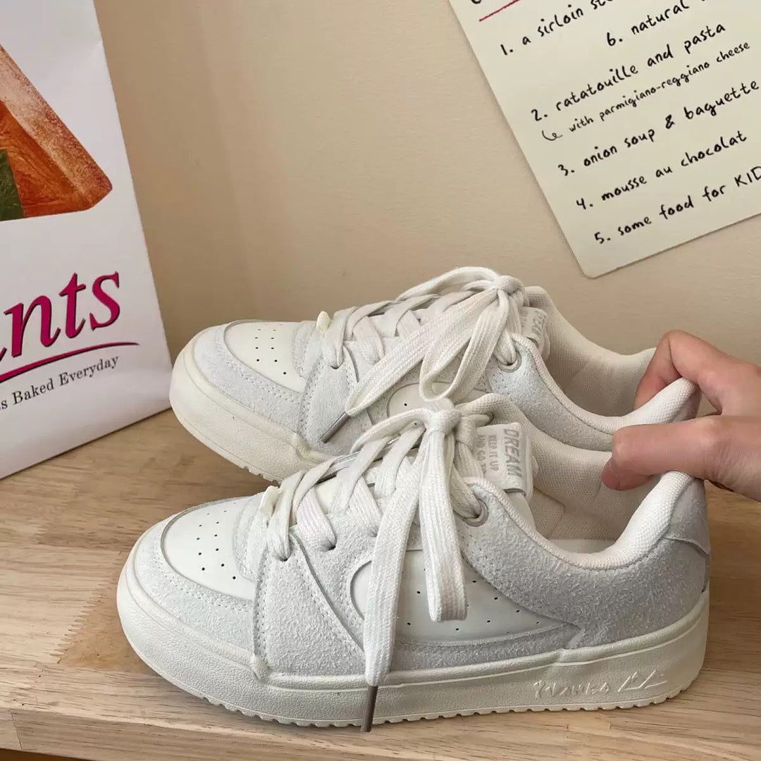 Damen Sneakers im modernen minimalistischen Design mit atmungsaktiven Oberflächen und gepolsterter Innensohle Drune