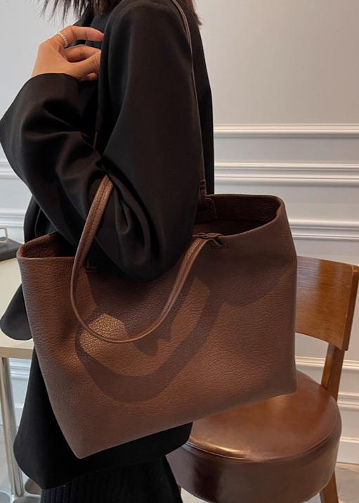 Drune | Geräumige Damen Schultertasche Aus Weichem Leder