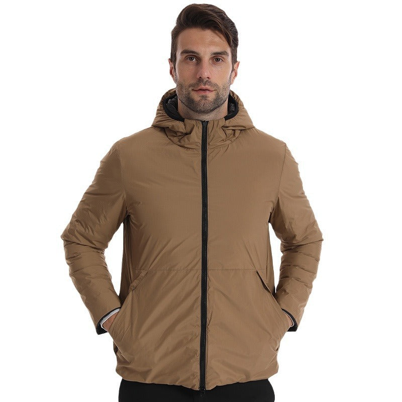 Damen leichte Steppjacke mit Kapuze Drune
