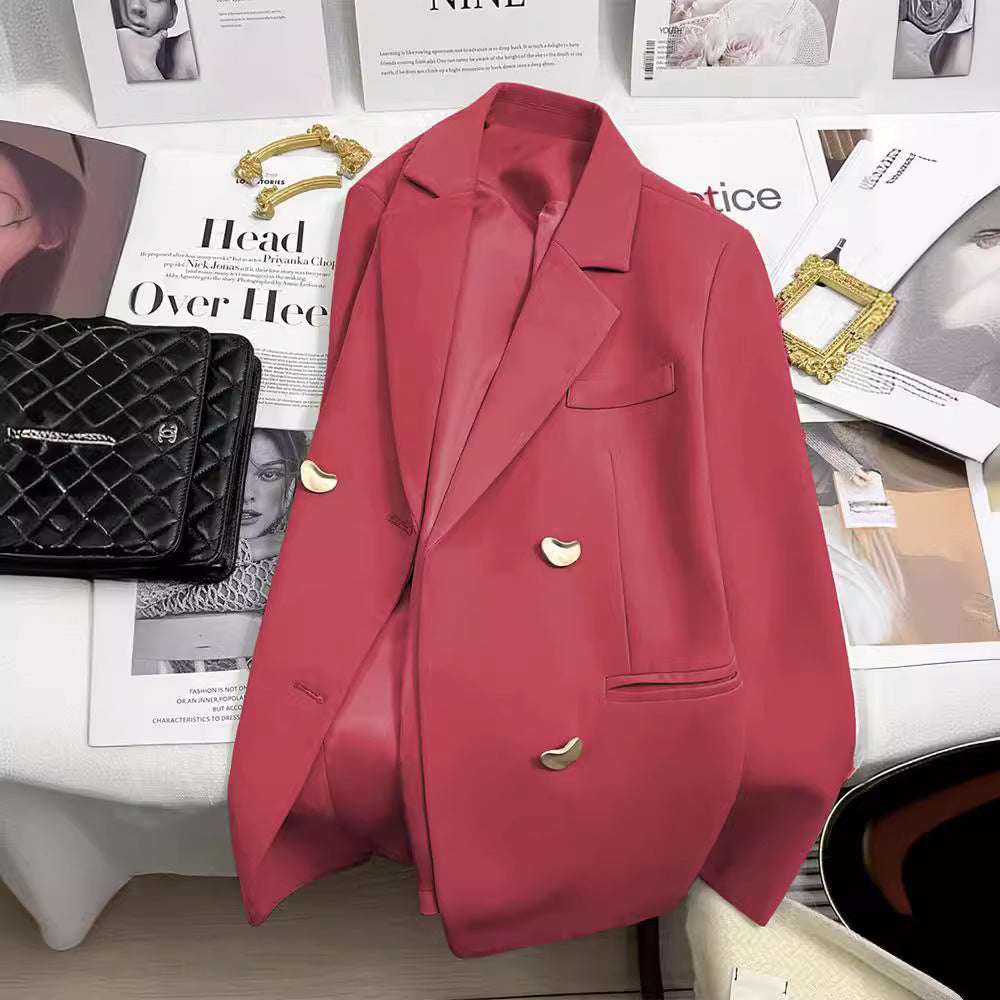 Damen Doppelt geknöpfter Blazer Drune