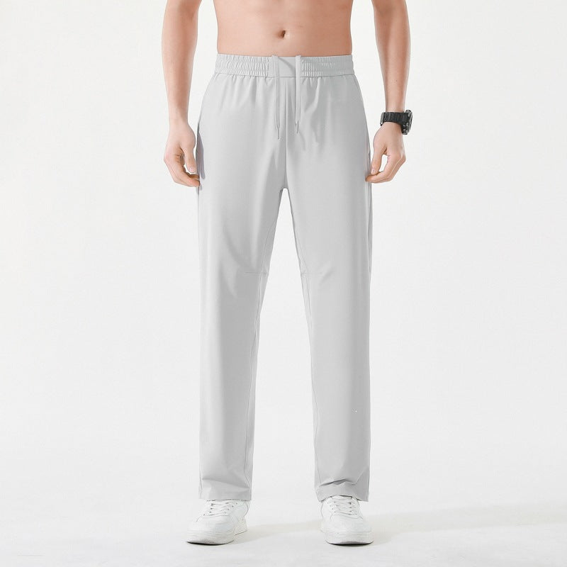 Herren Relaxed-Performance-Freizeithose mit elastischem Tunnelzug, schnell trocknendem Stretch & geradem Bein Drune
