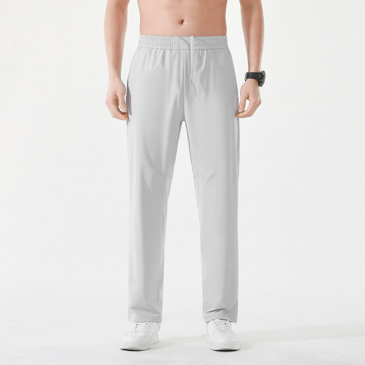 Herren Relaxed-Performance-Freizeithose mit elastischem Tunnelzug, schnell trocknendem Stretch & geradem Bein Drune