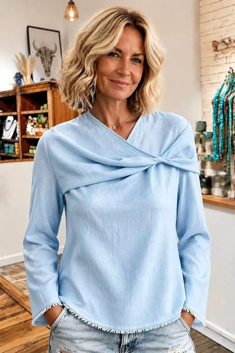 Damen Elegante und bequeme Bluse Drune