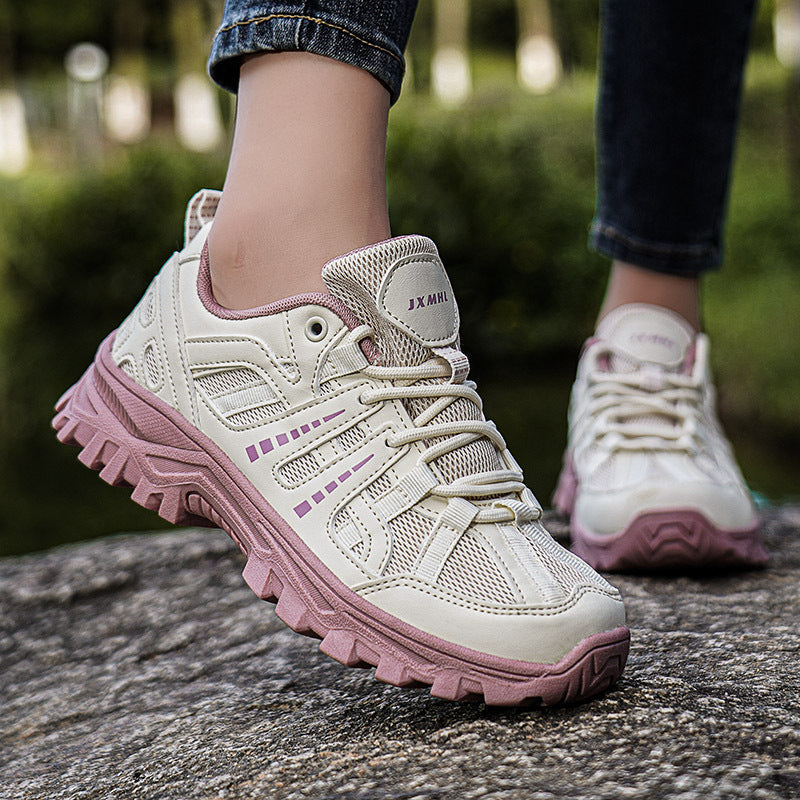 Damen Sportliche Trail-Laufschuhe mit atmungsaktivem Obermaterial und dämpfender Sohle Drune