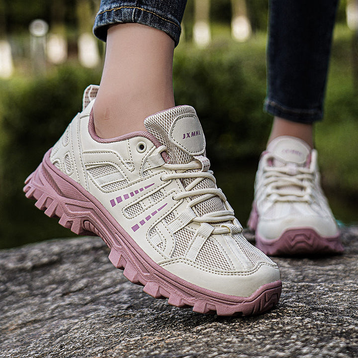 Damen Sportliche Trail-Laufschuhe mit atmungsaktivem Obermaterial und dämpfender Sohle Drune