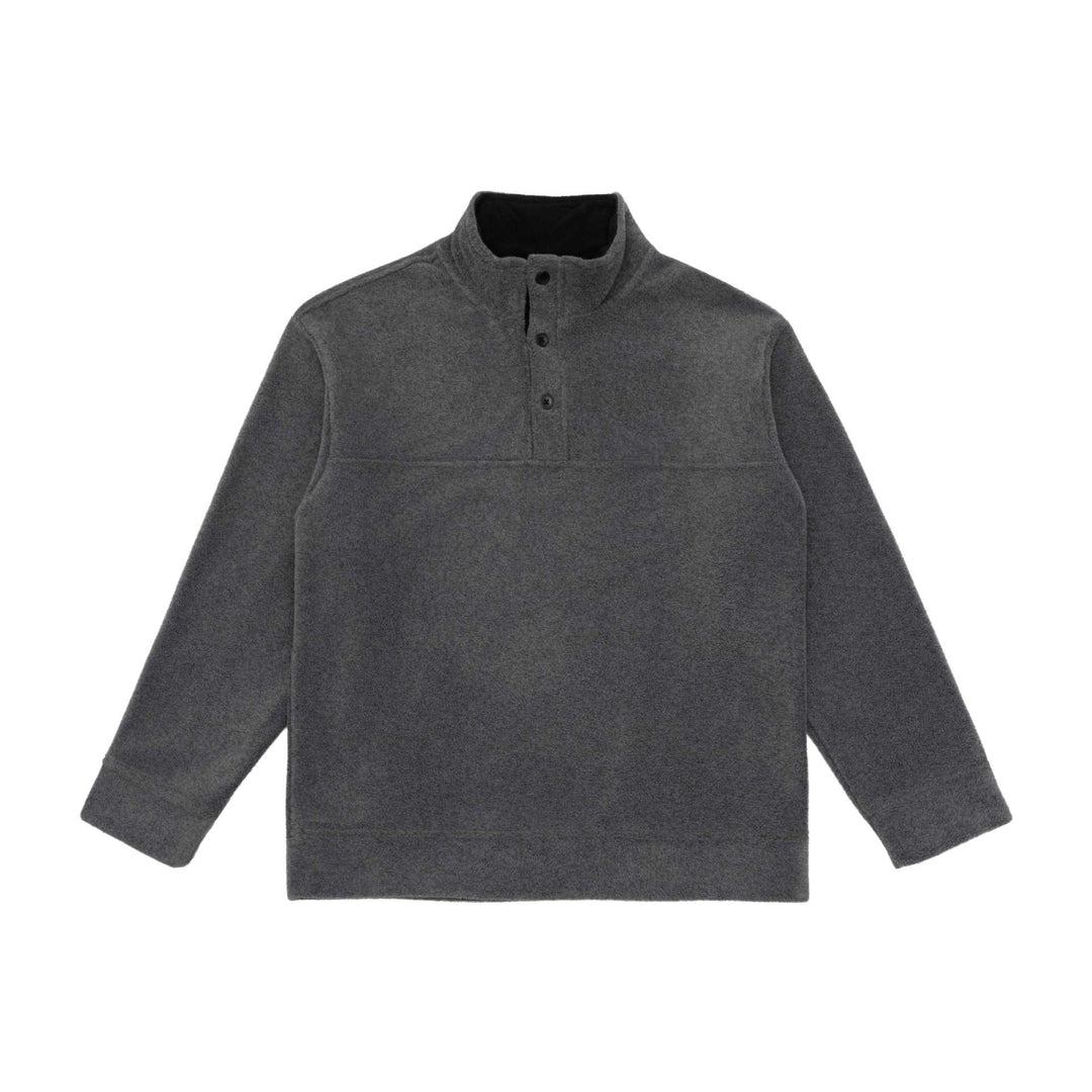 Unisex Fleece-Halbzip-Pullover mit Troyerkragen und Kängurutasche Drune
