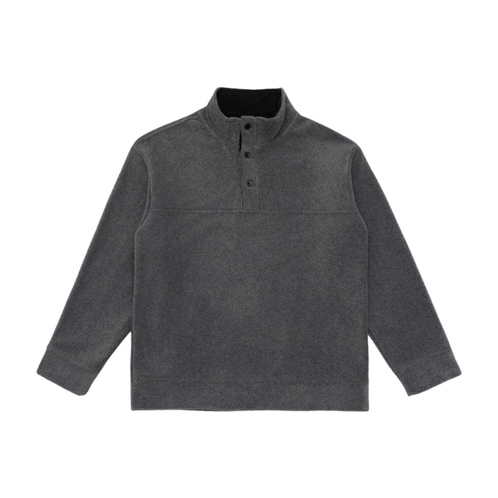 Unisex Fleece-Halbzip-Pullover mit Troyerkragen und Kängurutasche Drune