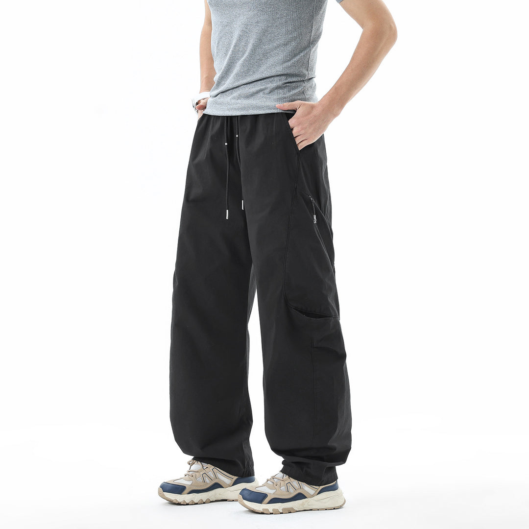 Herren Reise‑Cargo‑Hose mit Elastikbund, Kordelzug und Belüftungspaneelen Drune