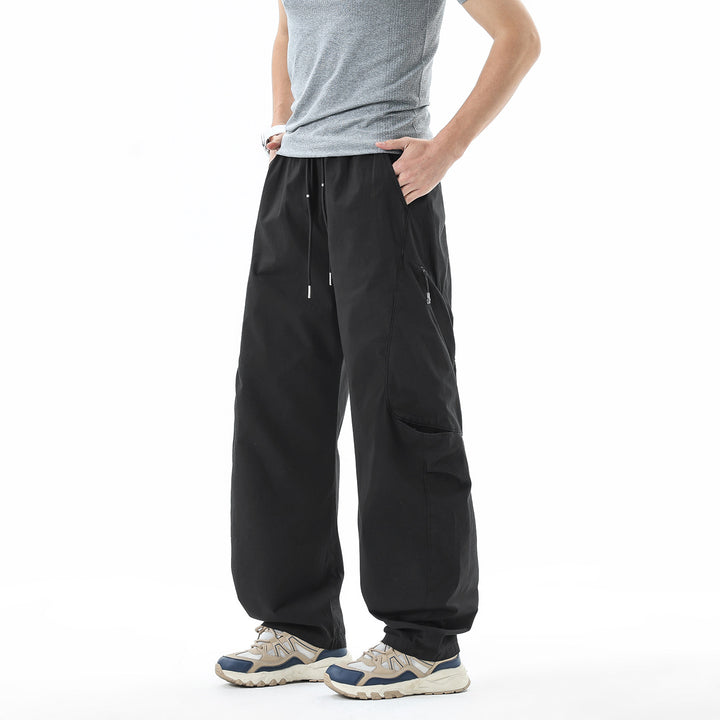 Herren Reise‑Cargo‑Hose mit Elastikbund, Kordelzug und Belüftungspaneelen Drune