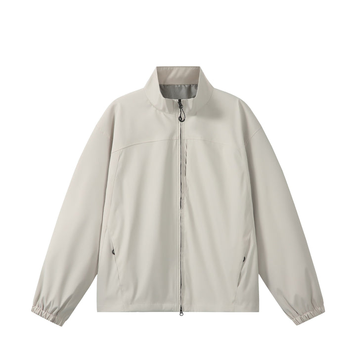 Unisex Leichte, Packbare Funktionsjacke im Oversize-Boxy-Schnitt mit Stehkragen Drune