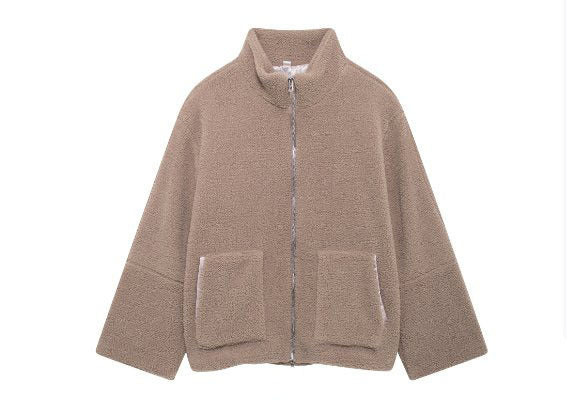 Damen Cozy Fleece Zip-Up Jacke Drune