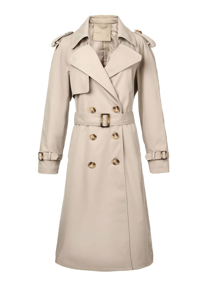Damen Modischer und eleganter Trenchcoat Drune