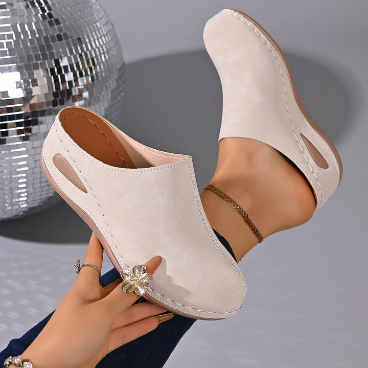 Damen Clogs mit ergonomischem Fußbett und rutschfester Sohle Drune