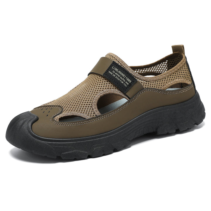 Damen nan atmungsaktive Mesh-Mary-Jane-Sneaker mit Klettverschluss, verstärkter Zehenkappe und griffiger Plateau-Profilsohle Drune