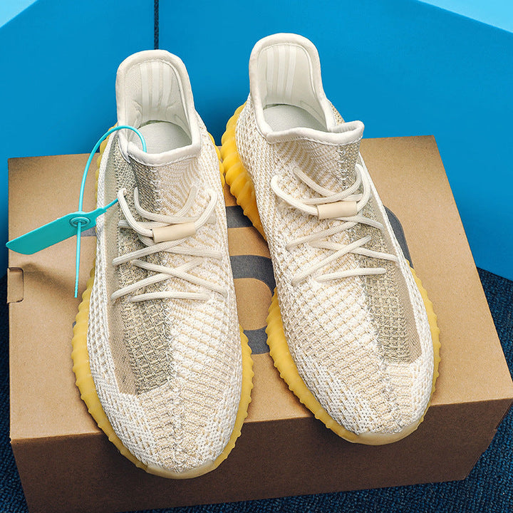 Damen Hochleistungs-Laufschuhe mit atmungsaktiver Strickoberfläche und rutschfester Sohle Drune