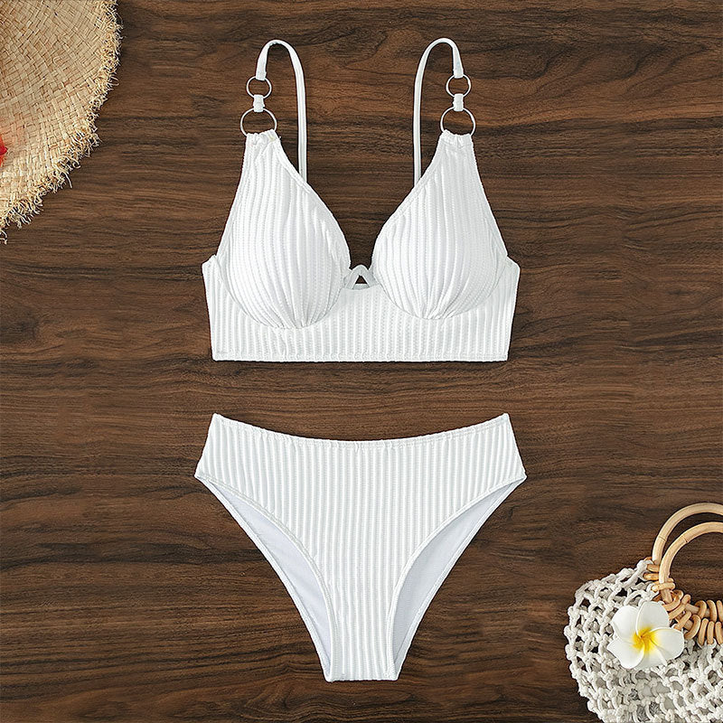 Damen Triangel-Bikini mit schickem Ringdetail Drune