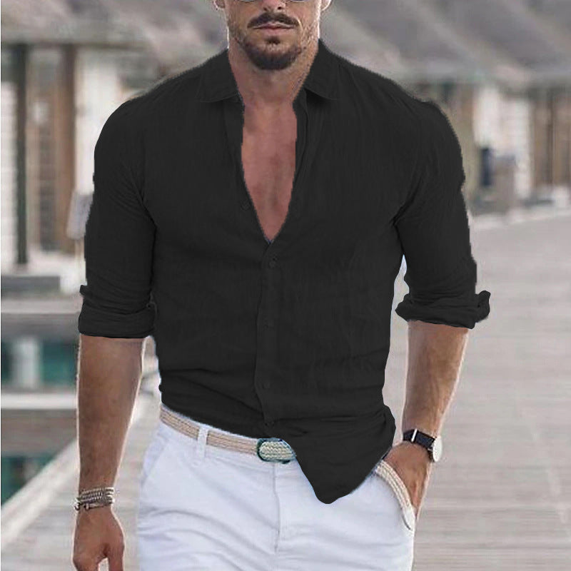 Herren Premium Hemd mit modernem Slim-Fit Schnitt und hautfreundlicher Textur Drune