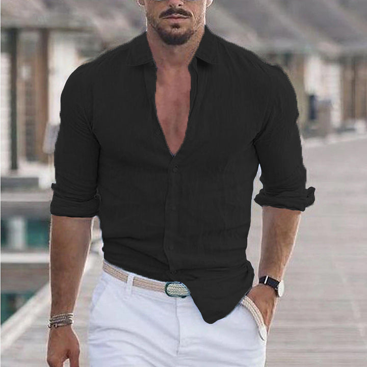 Herren Premium Hemd mit modernem Slim-Fit Schnitt und hautfreundlicher Textur Drune