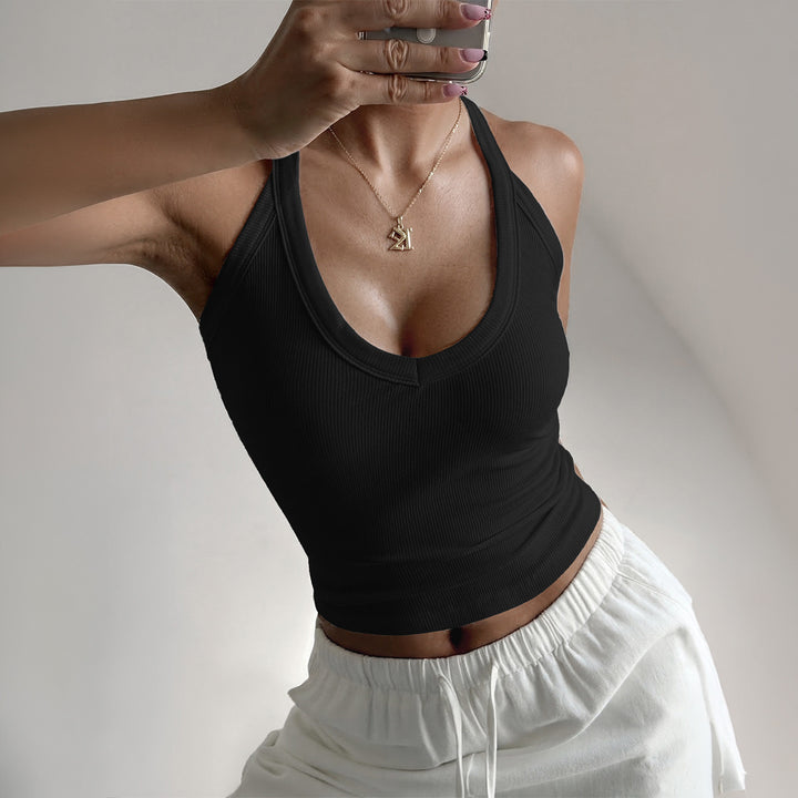 Damen Sportliches Trägershirt mit modischem Bicolor-Design Drune