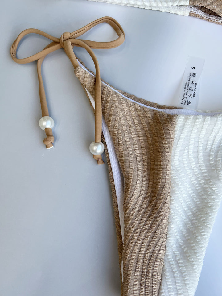 Damen Cut-Out Bikini mit Perlenakzenten Drune