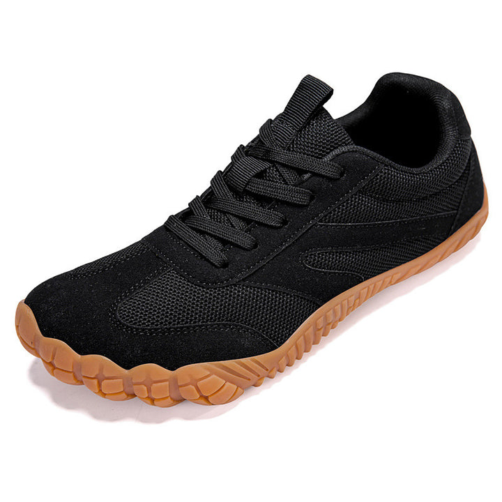 Unisex atmungsaktive Mesh-Sneaker mit Wildleder-Overlays, flexibler Profilsohle und ergonomischem Fußbett Drune