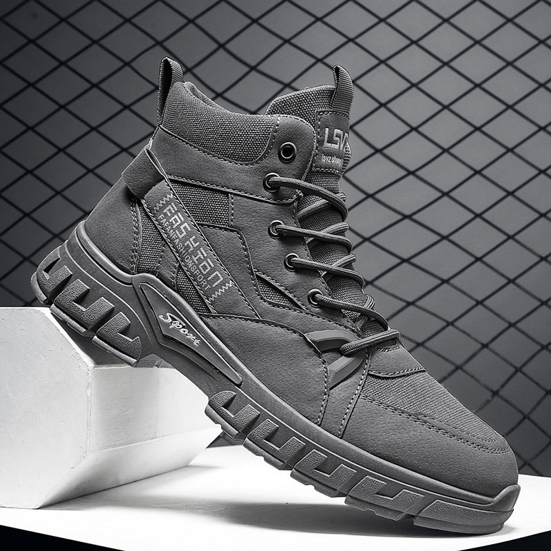 Herren robuste hochgeschnittene Utility-Boots mit Cordura-Einsätzen verstärkter Zehenkappe und stoßdämpfender Offroad-Sohle Drune