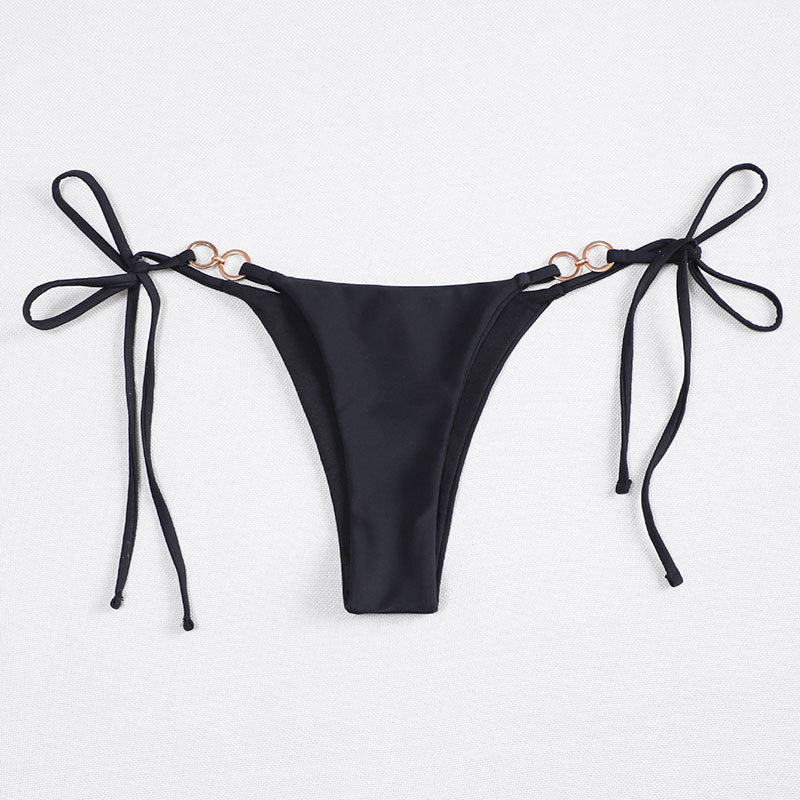 Damen Bikini-Slip mit verstellbaren Bändern und eleganten Details Drune