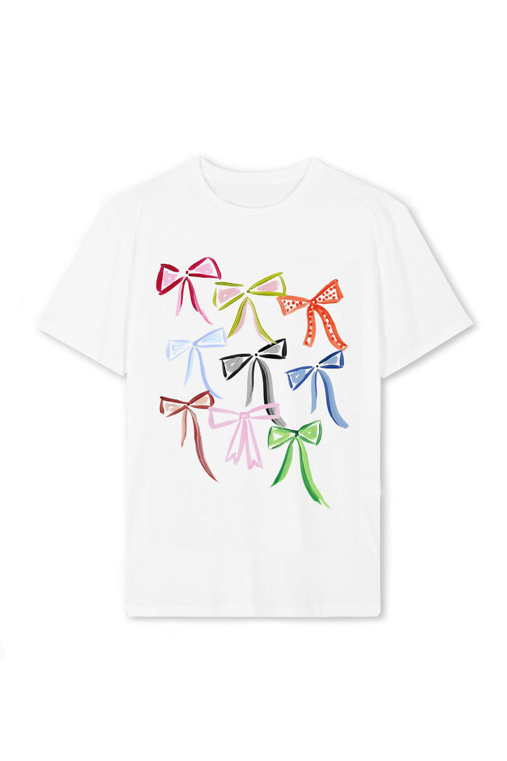 Damen T-Shirt mit farbenfrohem Motiv und kreativem Design Drune