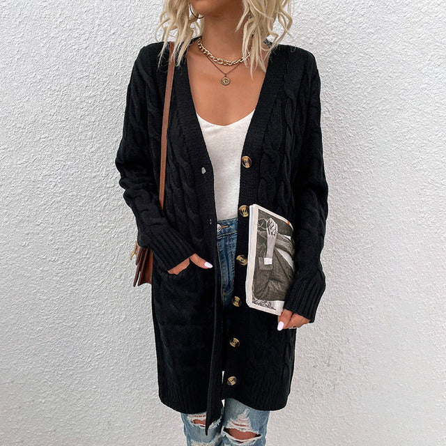 Drune | Weiche Strickstrickjacke mit Komfort