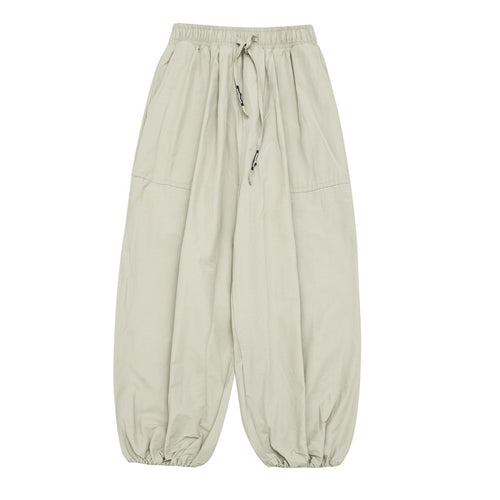 Unisex Ballonhose mit Tunnelzug, elastischen Bündchen und relaxter Weite Drune