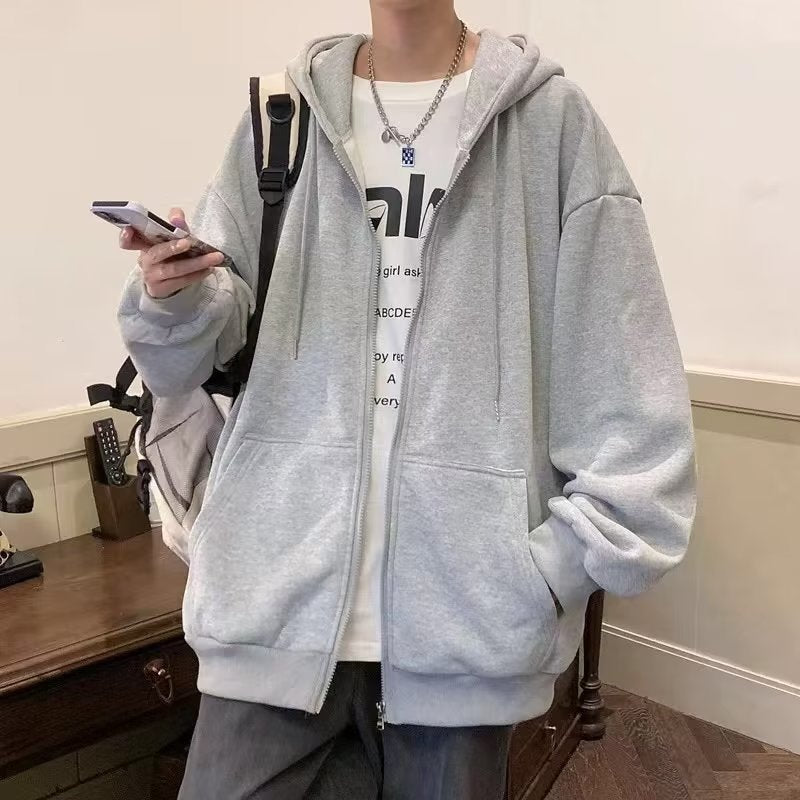Damen Bequeme Oversized Kapuzenjacke Drune