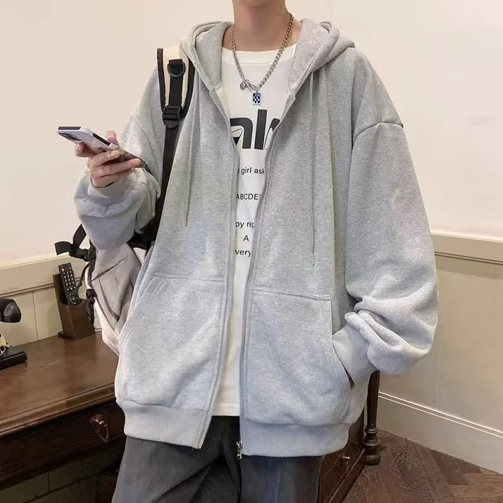 Damen Bequeme Oversized Kapuzenjacke Drune