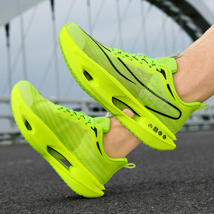 Unisex gedämpfte Wettkampf‑Laufschuhe mit Hohlkern‑Zwischensohle und atmungsaktivem Mesh‑Obermaterial Drune