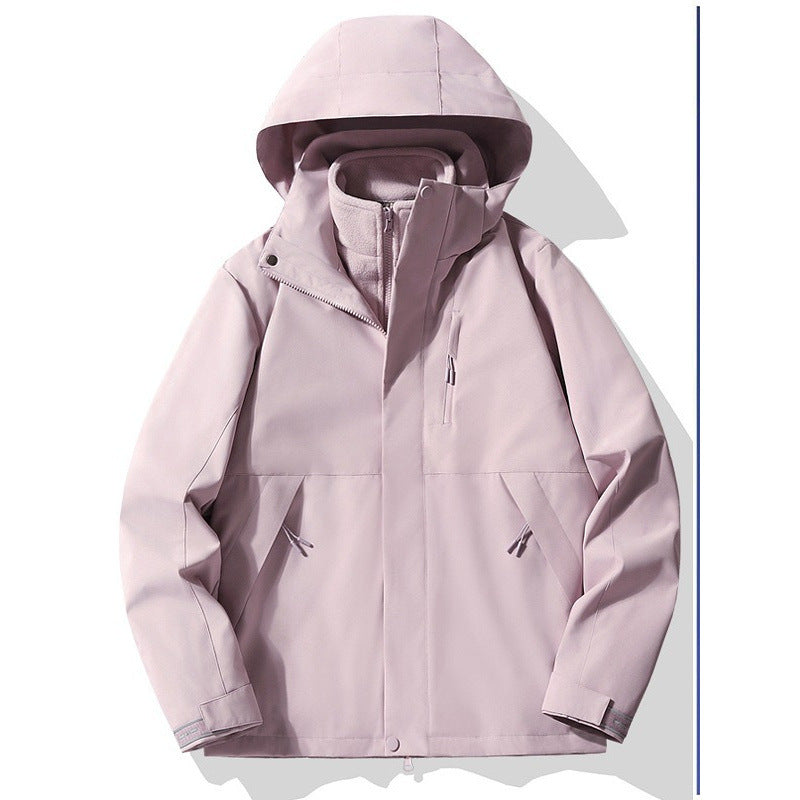 Damen Atmungsaktive und Wetterfeste Outdoor-Jacke Drune