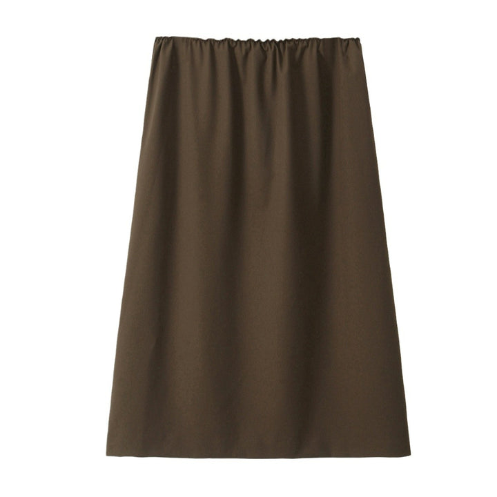 Damen A‑Linien‑Midirock mit elastischem Bund und fließender Silhouette Drune
