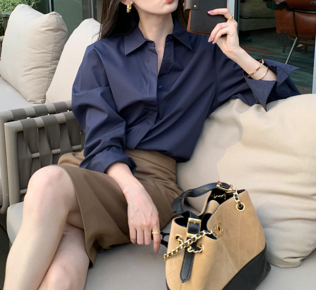 Damen Elegante und lässige Bluse Drune