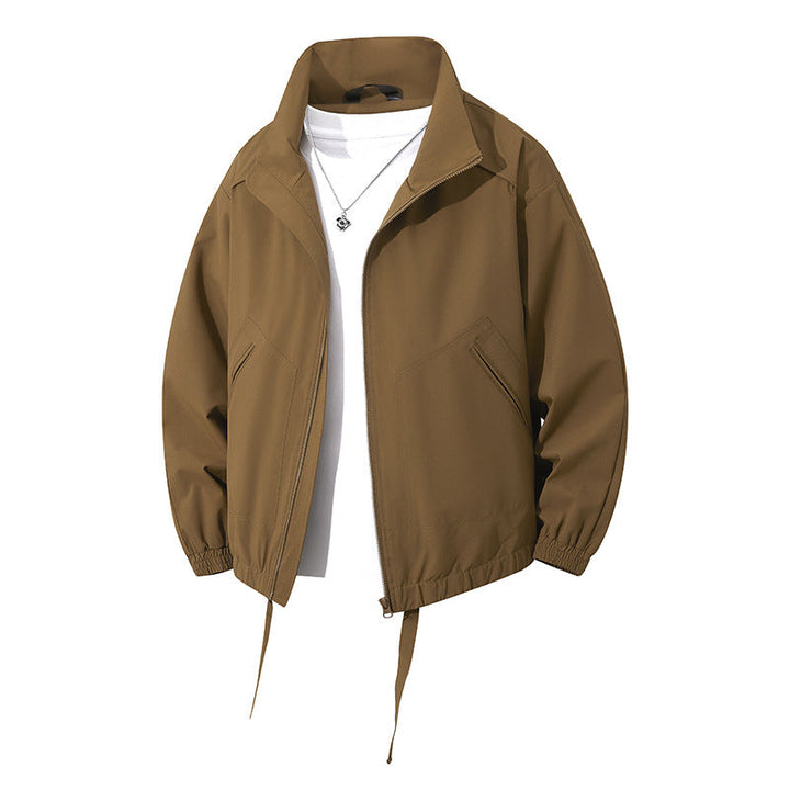Herren leichte Freizeitjacke mit elastischen Bündchen und praktischen Taschen Drune